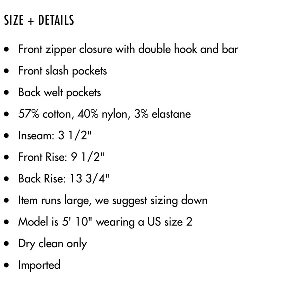 Alice and Olivia Cady Shorts, Size 12, Worn once! - Picture 5 of 9